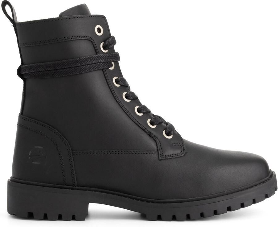 Travelin ' Logstrup Heren Veterboots Wolgevoerd Zwart