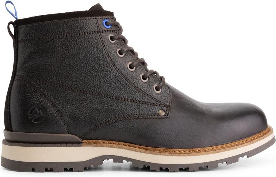 Travelin ' Malling Heren Veterboots Leer Bruin