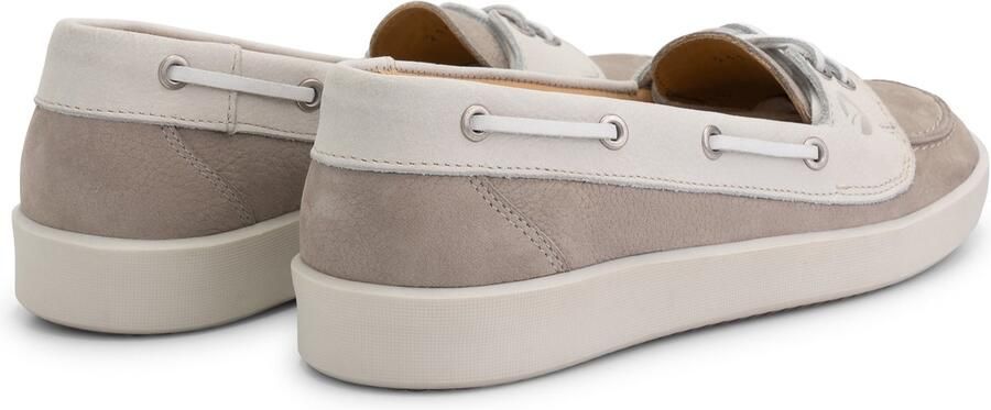 Travelin ' Marazion Leren Dames instappers Zomerschoenen vrouwen mocassins Grijs leer - Foto 6