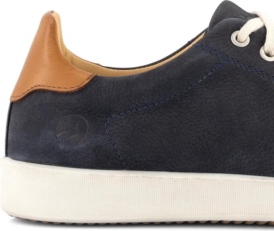 Travelin ' Metz Leren Damessneaker Veterschoen Blauw leer - Foto 5