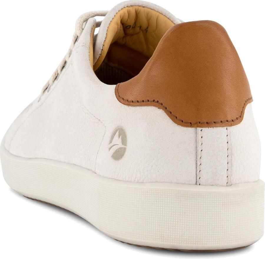 Travelin ' Metz Leren Damessneaker Veterschoen Wit leer - Foto 2