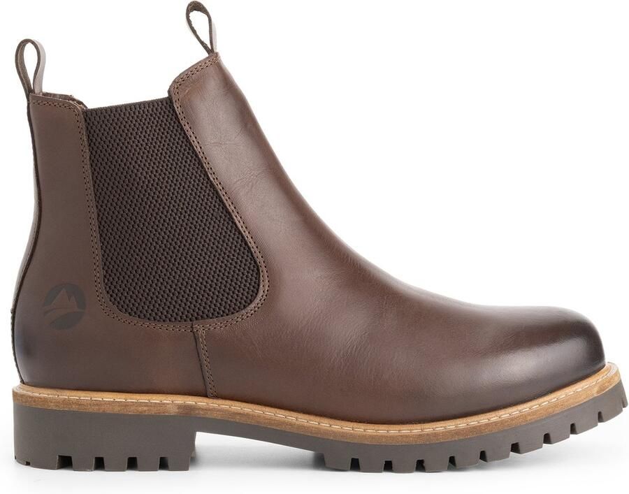 Travelin ' Nodeland Heren Chelsea boots Leer Donkerbruin