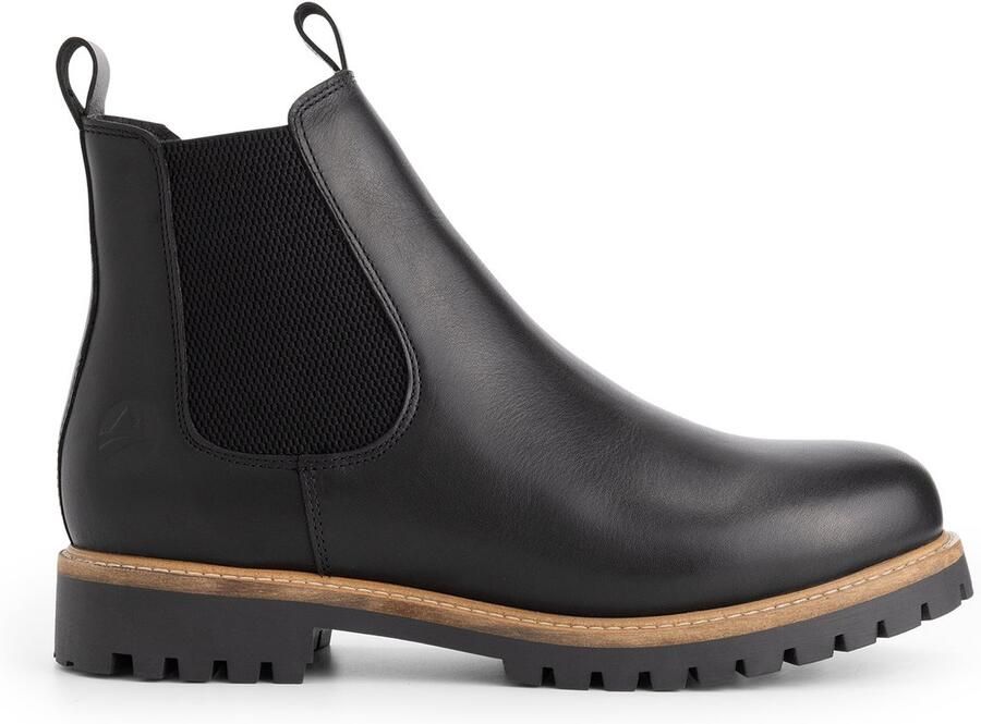 Travelin ' Nodeland Heren Chelsea boots Leer Zwart