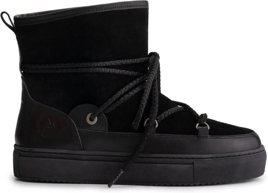 Travelin ' Norquay Dames Winterboots Wolgevoerd Zwart