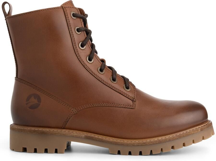 Travelin ' Norrland Heren Veterboots Wolgevoerd Cognac