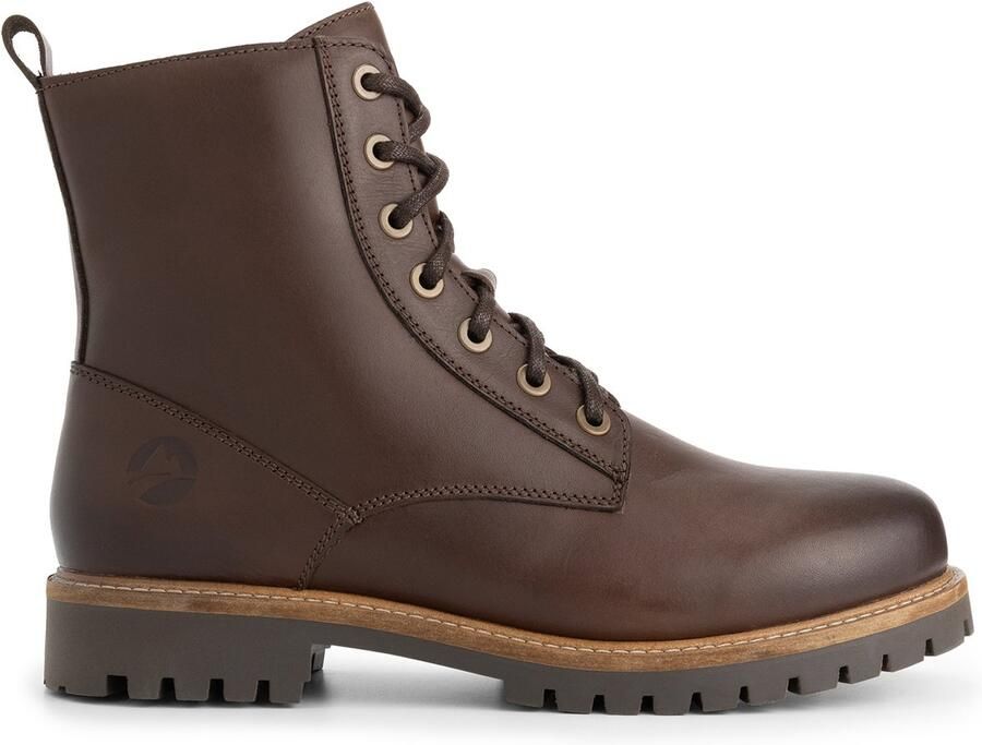 Travelin ' Norrland Heren Veterboots Wolgevoerd Donkerbruin