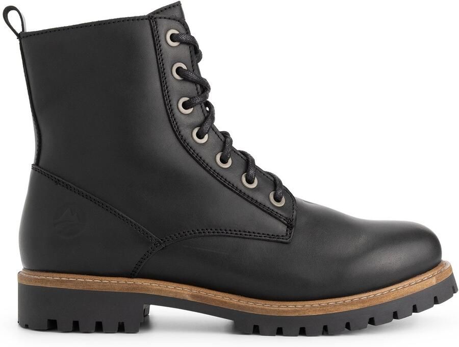 Travelin ' Norrland Heren Veterboots Wolgevoerd Zwart