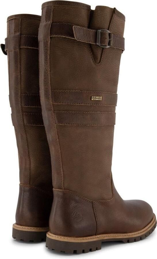 Travelin ' Norway Dames Wolgevoerde Outdoorlaars Waterdicht en Ademend Wandellaarzen Bruin Leer - Foto 7