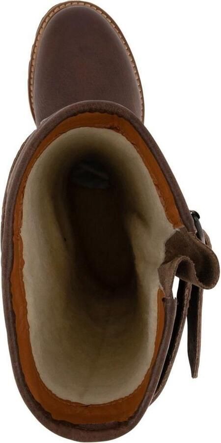 Travelin ' Norway Dames Wolgevoerde Outdoorlaars Waterdicht en Ademend Wandellaarzen Bruin Leer - Foto 8