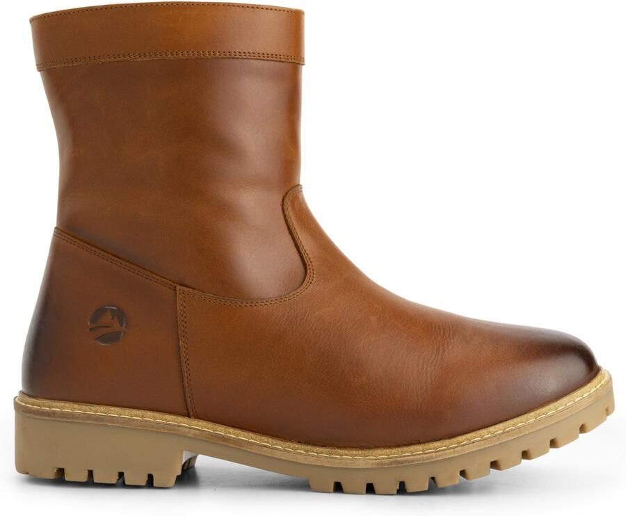 Travelin Odegard Heren Winter boots Wol gevoerd Cognac