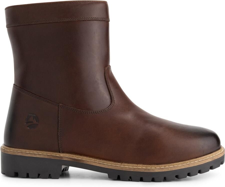 Travelin Odegard Heren Winter boots Wol gevoerd Donkerbruin