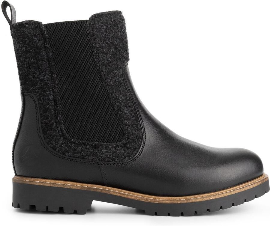 Travelin ' Okstindal Dames Chelsea boots Wol Vilt Zwart
