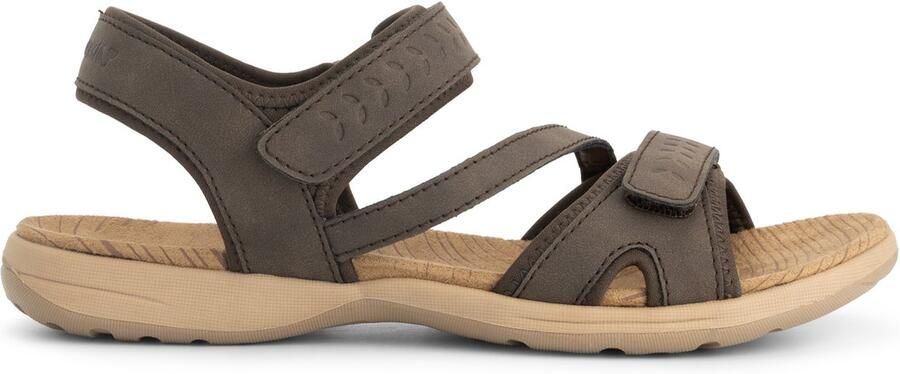 Travelin ' Ornas Dames Wandelsandalen Donkerbruin