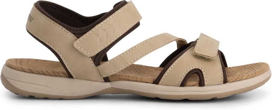 Travelin ' Ornas Dames Wandelsandalen Lichtbruin