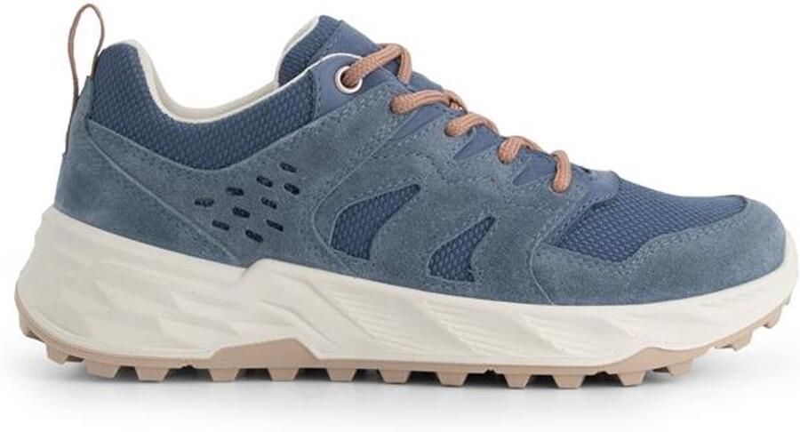 Travelin ' Posio Dames Lage wandelschoenen Waterdicht Blauw