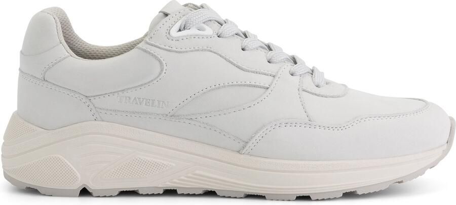 Travelin ' Rampton Dames sneakers 100% leer Veterschoenen Wit