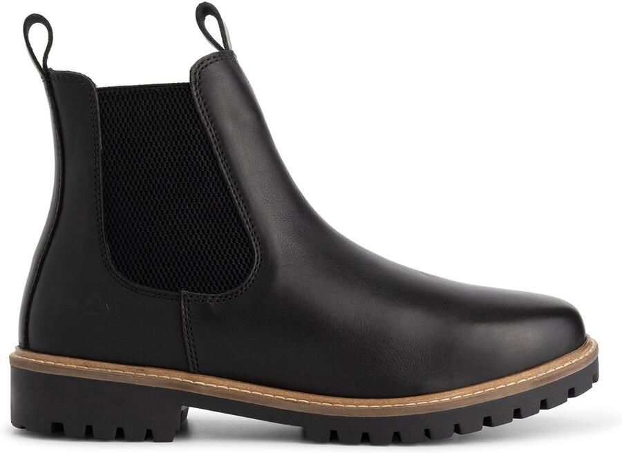 Travelin ' Randaberg Heren Chelsea boots Wolgevoerd Zwart