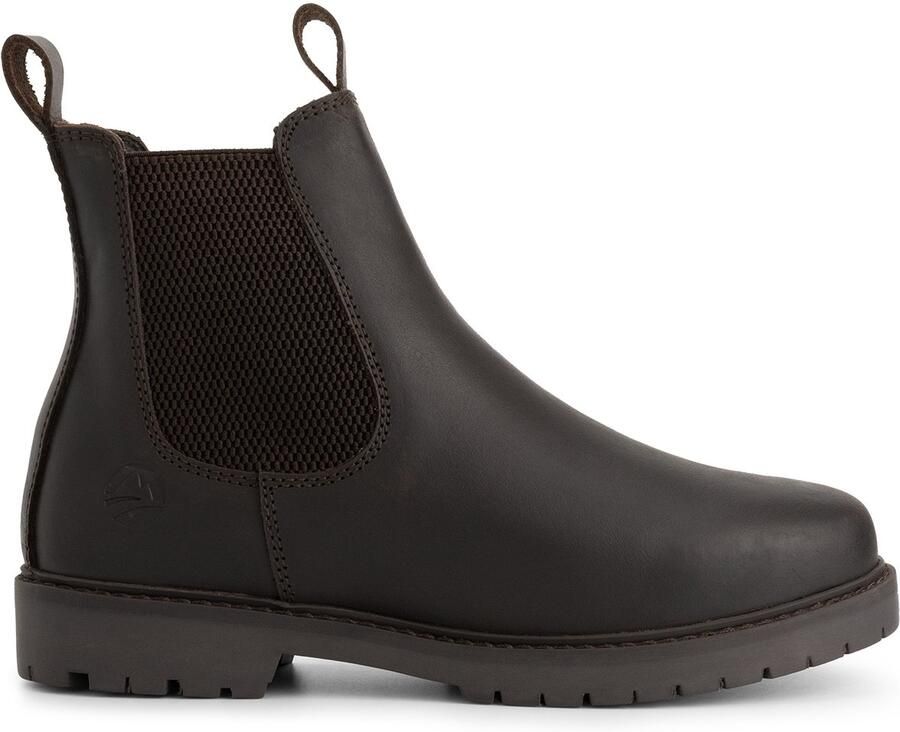 Travelin ' Raufoss Dames Chelsea boots Wolgevoerd Donkerbruin
