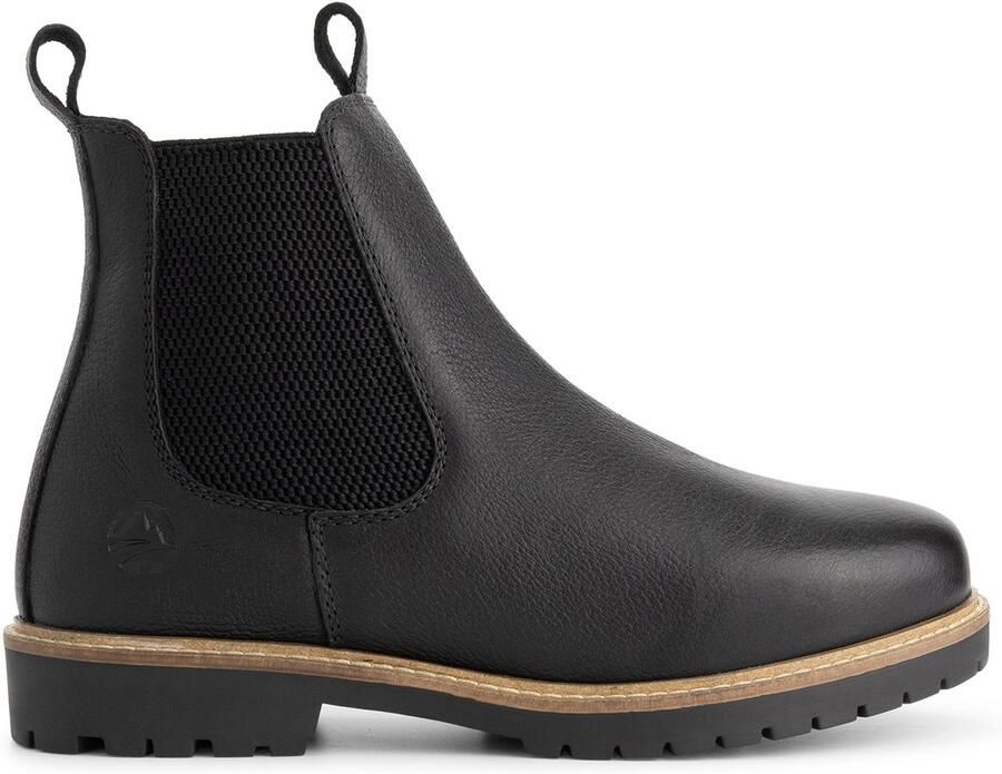 Travelin ' Romstad Dames Chelsea boots Wolgevoerd Zwart
