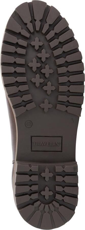 Travelin ' Rosseland Heren Leren Chelseaboots Wol gevoerd Donkerbruin Leer - Foto 8