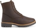 Travelin ' Rykken Heren Veterboots met rits Wol gevoerd Donkerbruin - Donkerbruin