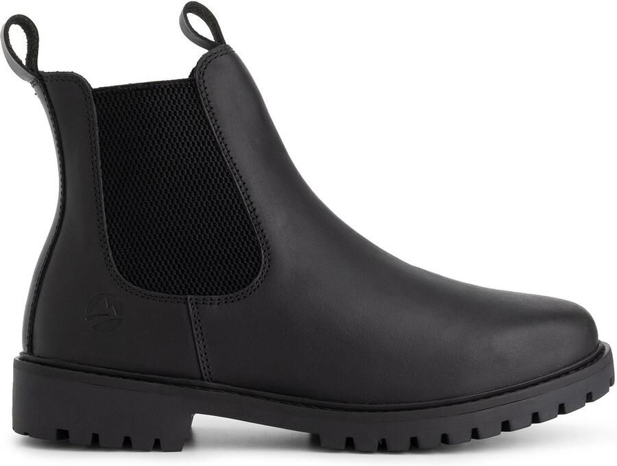 Travelin ' Sandnes Heren Chelsea boots Wolgevoerd Zwart