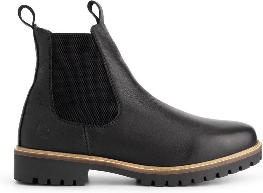 Travelin ' Sirdal Heren Chelsea boots Wolgevoerd Zwart
