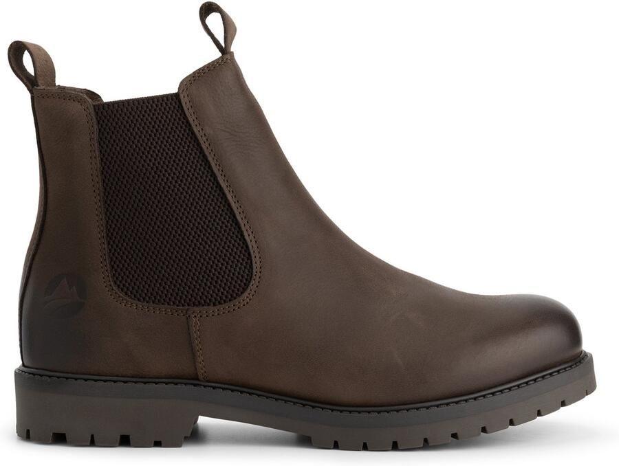 Travelin ' Sivik Dames Chelsea boots Nubuck Donkerbruin