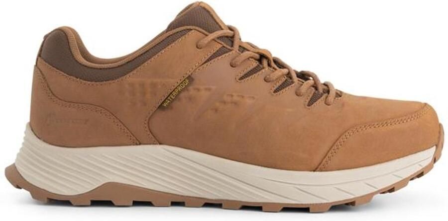 Travelin ' Skagan Heren Lage wandelschoenen Waterdicht Cognac