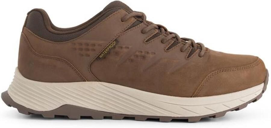 Travelin ' Skagan Heren Lage wandelschoenen Waterdicht Donkerbruin