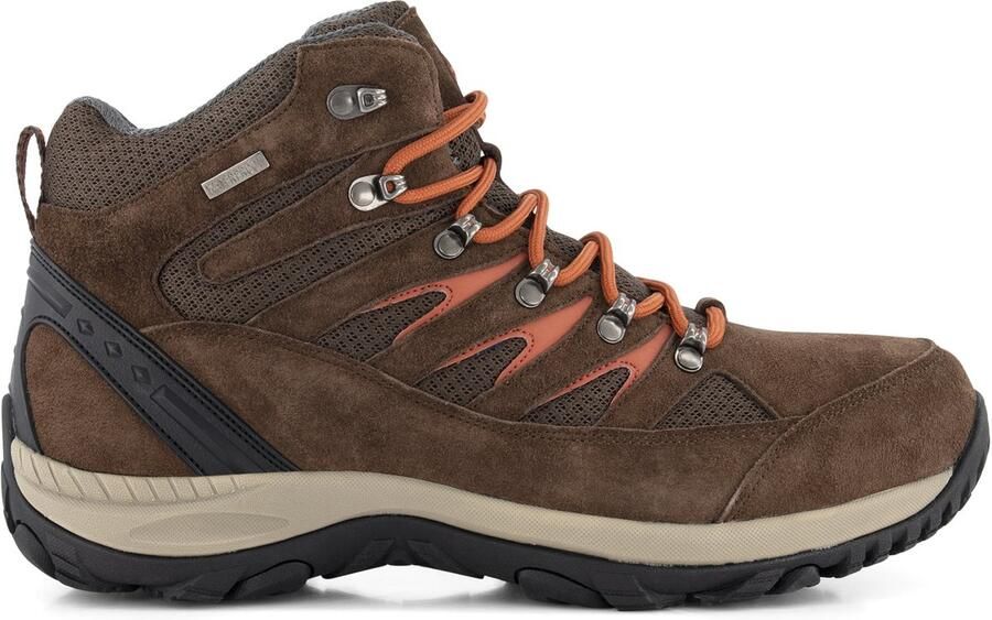 Travelin ' Skodborg Heren Halfhoge wandelschoenen Waterdicht Bruin