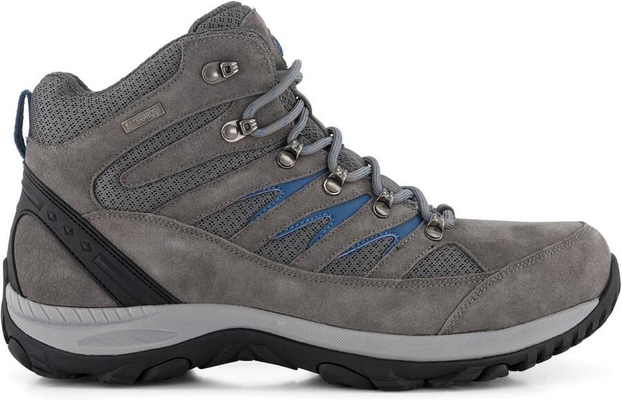 Travelin ' Skodborg Heren Halfhoge wandelschoenen Waterdicht Grijs