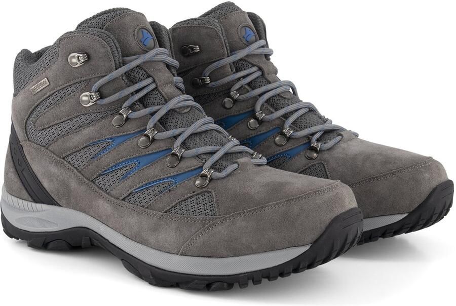 Travelin ' Skodborg Heren Halfhoge wandelschoenen Waterdicht Grijs