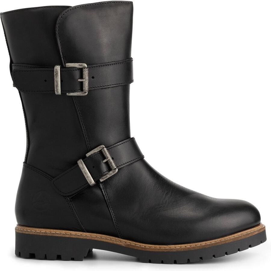 Travelin ' Sogne Dames Biker boots Wolgevoerd Zwart