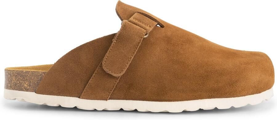 Travelin ' Tannas Dames Clogs Suede Bruin