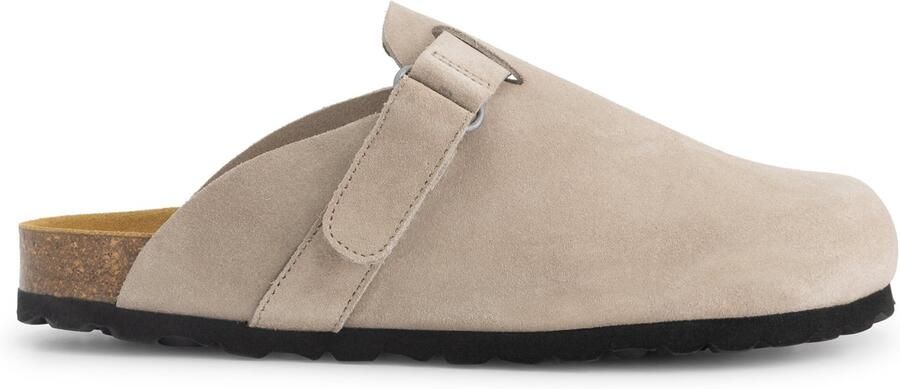 Travelin ' Tannas Dames Clogs Suede Grijs