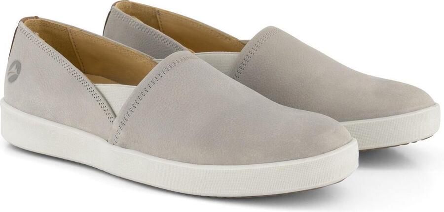 Travelin ' Tours Dames Leren instappers Slip-On Espadrilles Grijs Leer - Foto 2