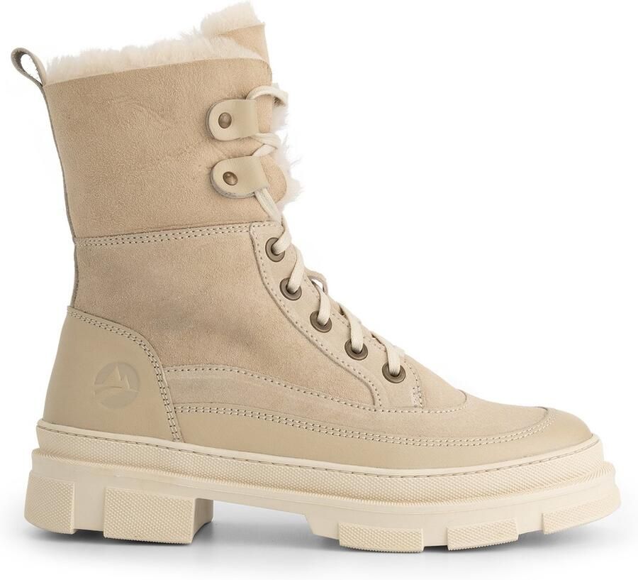 Travelin ' Tremblant Dames Winterboots Wolgevoerd Zand