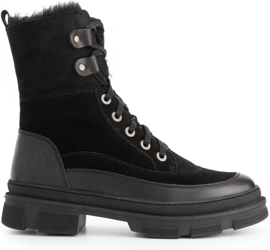 Travelin ' Tremblant Dames Winterboots Wolgevoerd Zwart