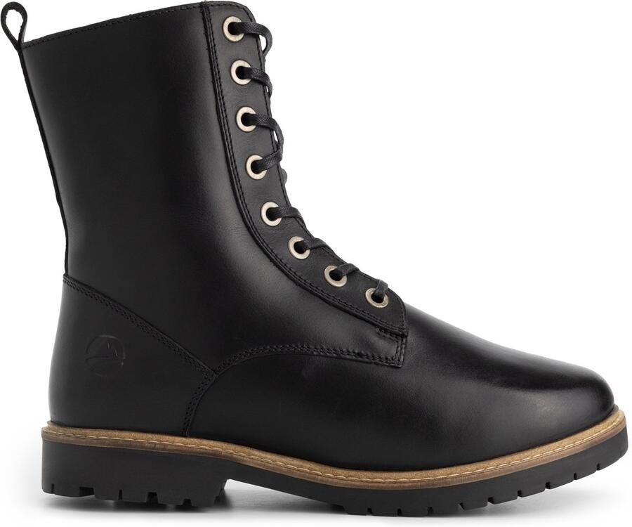 Travelin ' Trysil Dames Veterboots met rits Wol gevoerd Zwart - Foto 4