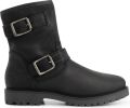 Travelin ' Vattrup Dames leren laarzen Wolgevoerde Suede Leren boots Zwart leer - Zwart