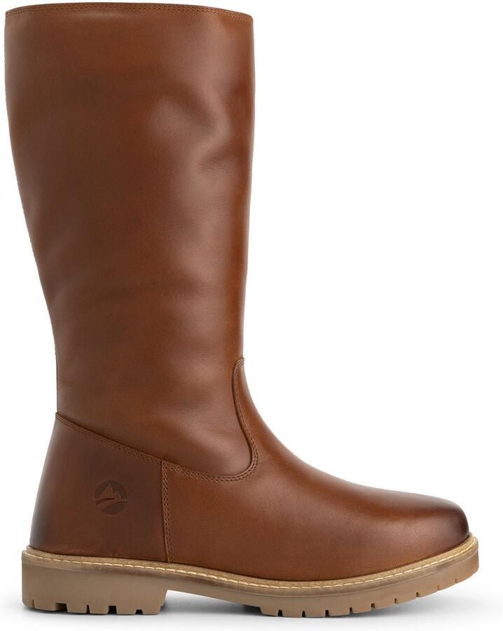 Travelin ' Vinstra Dames Hoge laarzen Wolgevoerd Cognac