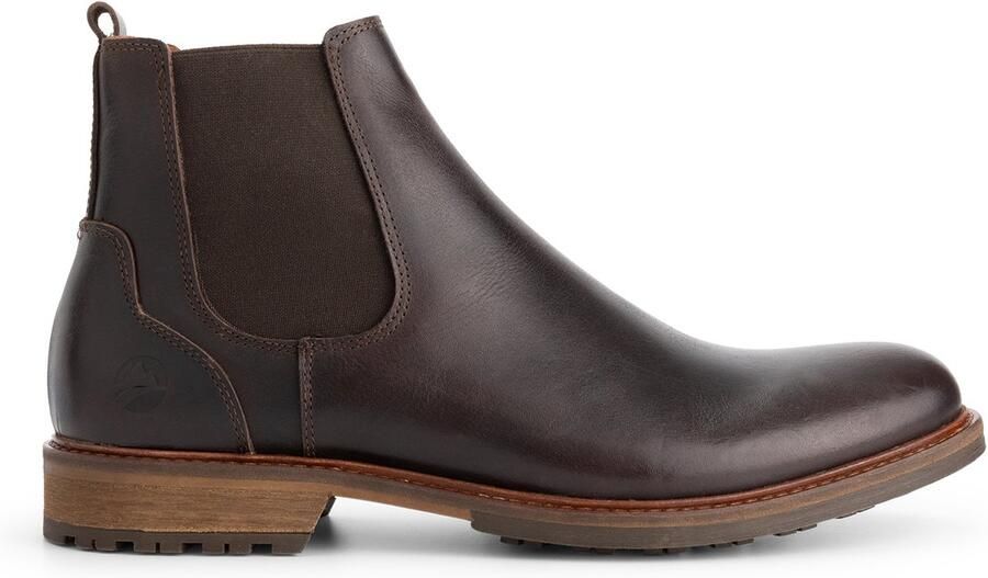 Travelin ' Winslow Heren Chelsea boots Leer Donkerbruin