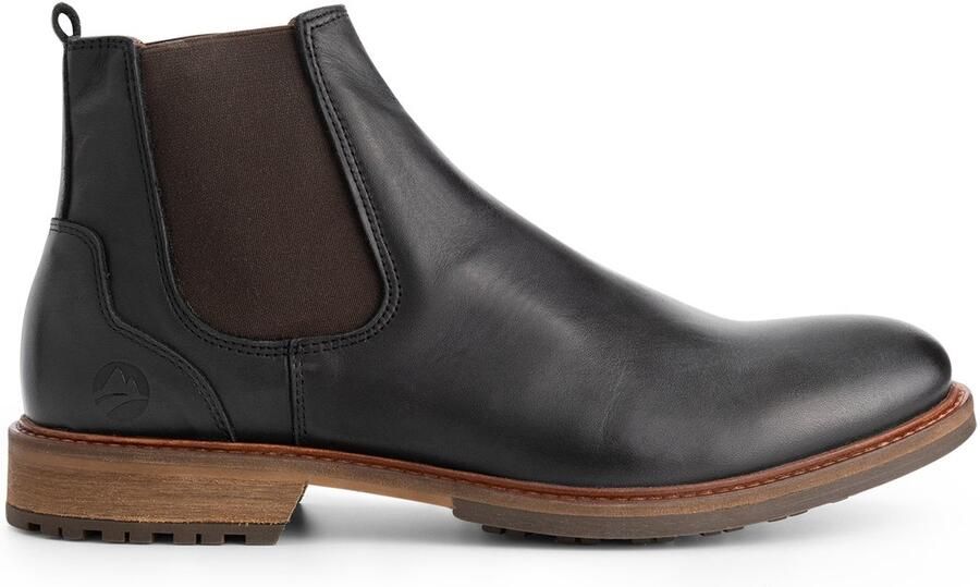 Travelin ' Winslow Heren Chelsea boots Leer Zwart