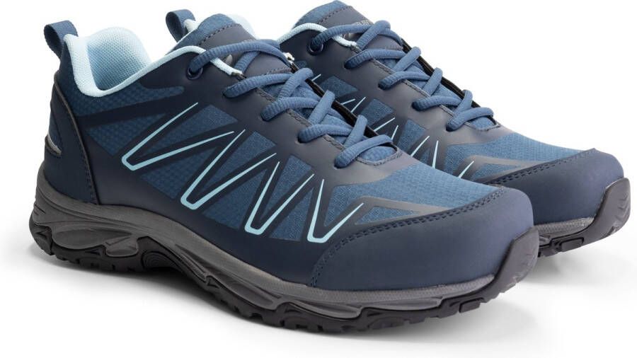 Travelin ' Trige Lage Heren Wandelschoenen Waterdicht en ademend Donkerblauw