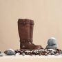 Travelin ' Greenland dames outdoorlaarzen Waterdicht en Gevoerde wandellaars Donkerbruin leer - Thumbnail 2