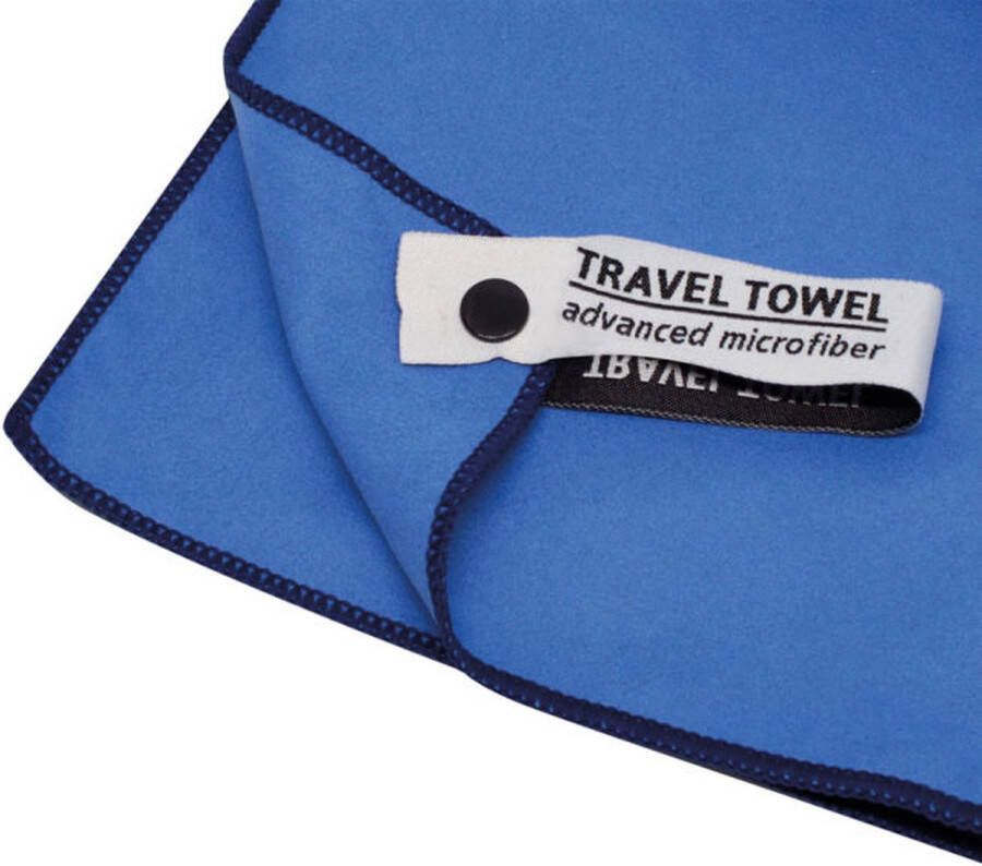 Travelsafe Microvezel handdoek S Blauw 60x