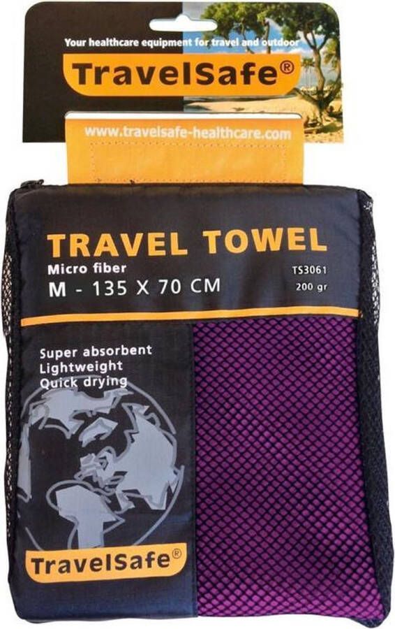 Travelsafe Traveltowel Microfibre 70x M Paars