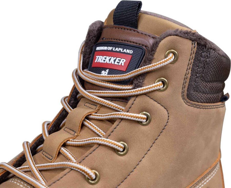 Trekker winterschoenen met spikes Tan