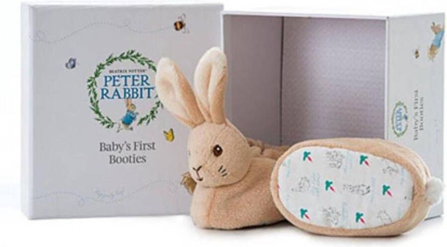 Trend Holland Pieter Konijn Babyschoentjes Met Rammelaar